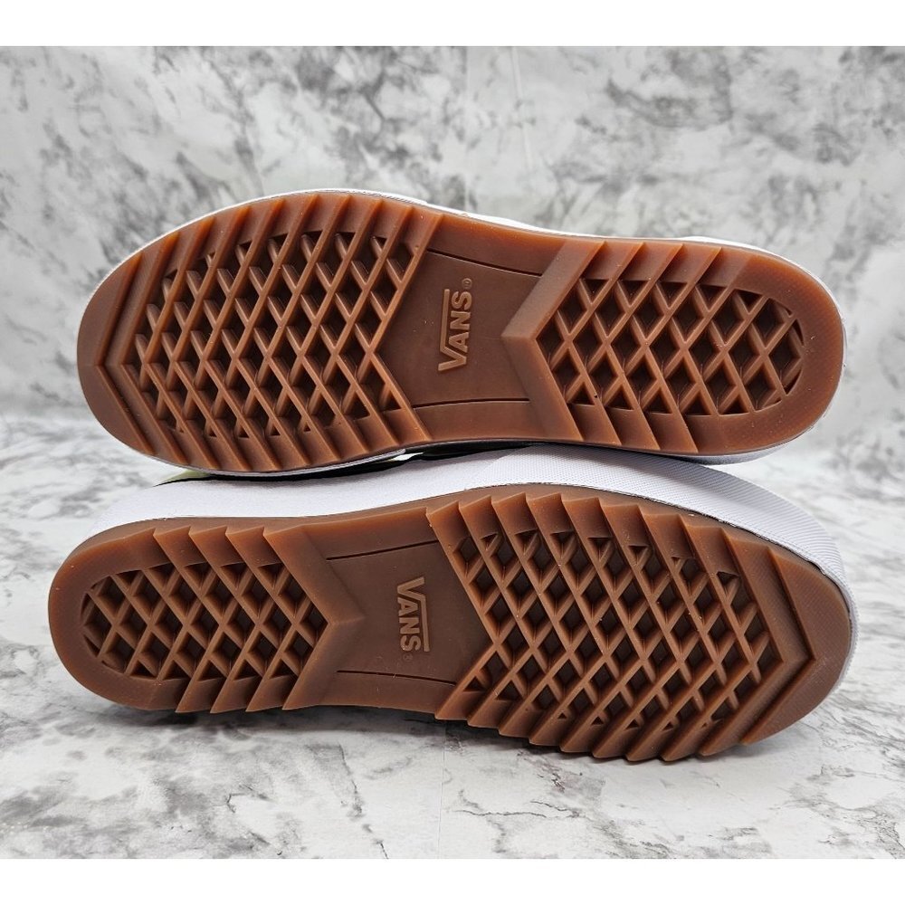 Vans Asher Platform St Canvas Light Green Women's Shoes Size 9.5 - Picture 9 of 11